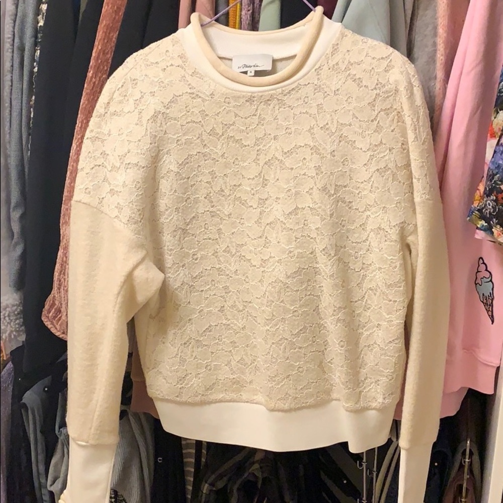 3.1 Phillip Lim size 6 lace sweater